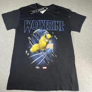 Marvel Wolverine Men’s Small Graphic T-Shirt - Black, Size Small Wolverine